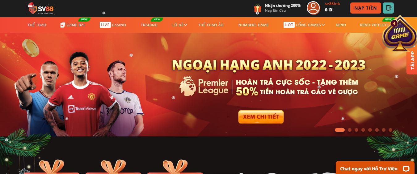 SV88 là nhà cái cá độ bóng đá hot nhất hiện nay