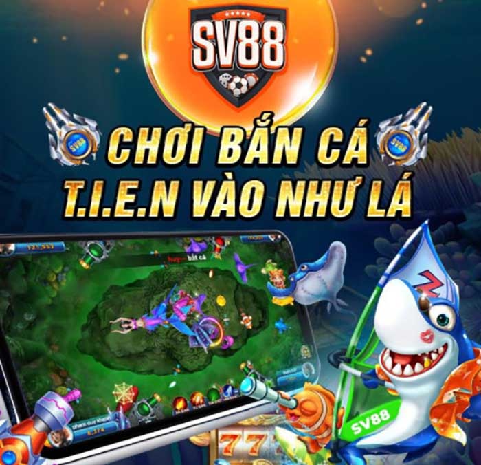 Tựa game bắn cá tại nhà cái SV88 vip