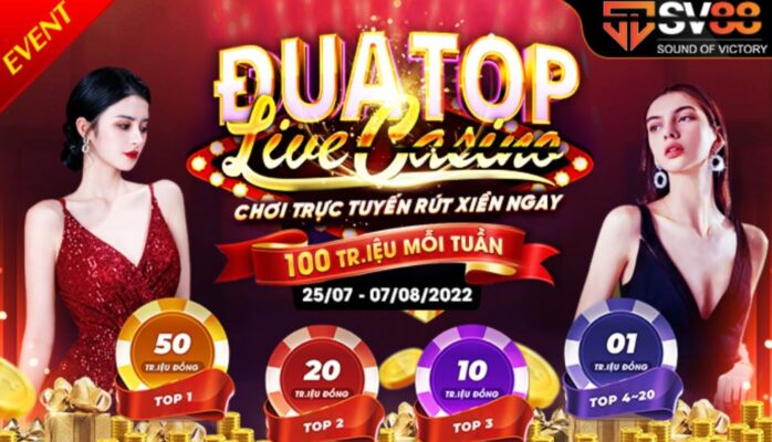 Sự kiện đua top hấp dẫn nhất tại SV88 club