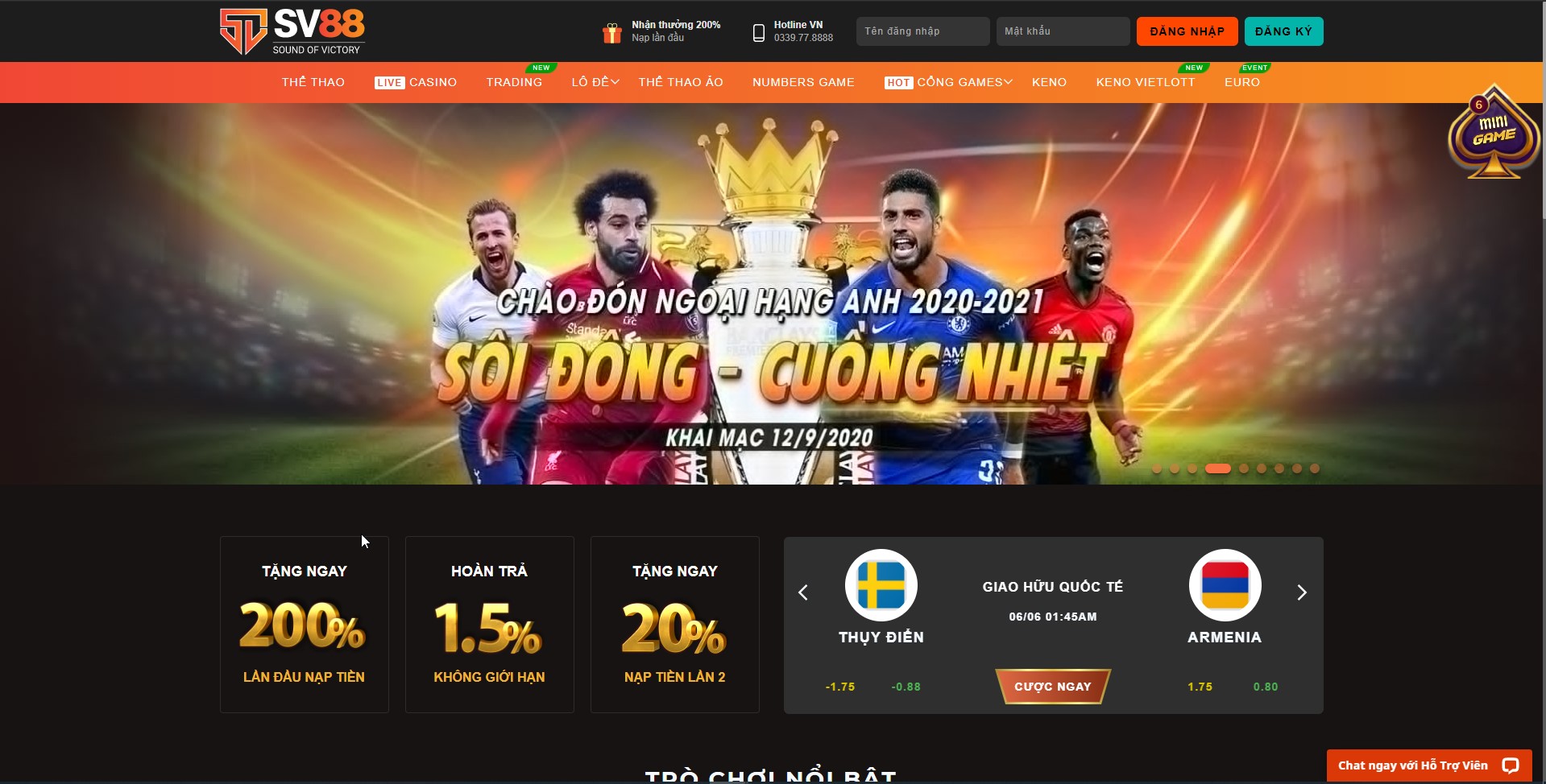 Điều khoản tại sân chơi SV88 club 