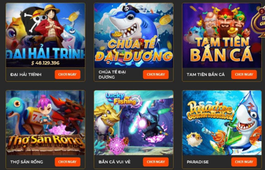 Tổng hợp game bắn cá siêu hot tại nhà cái SV88