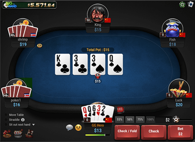 Lỗi đánh tight tại vị trí big blind preflop poker